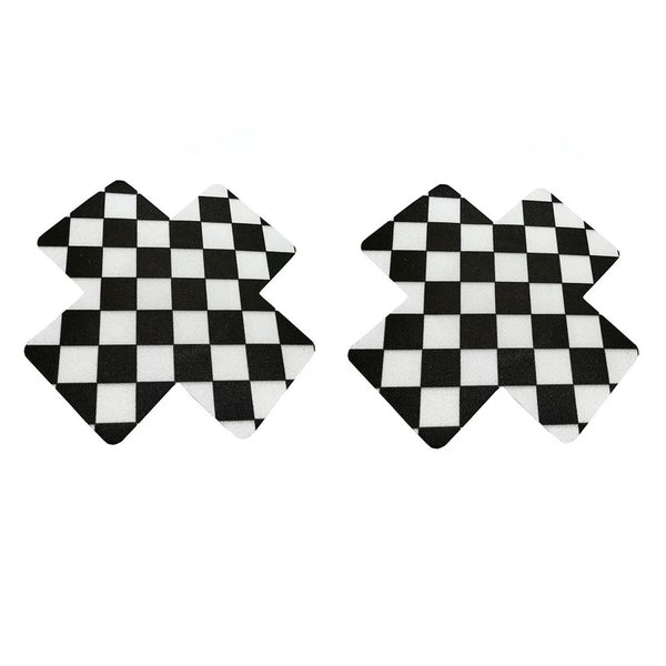 Checkerboard Nipple Covers